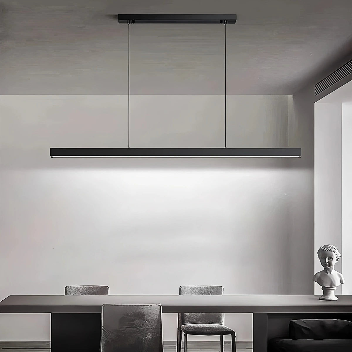 linear pendant light for dining table