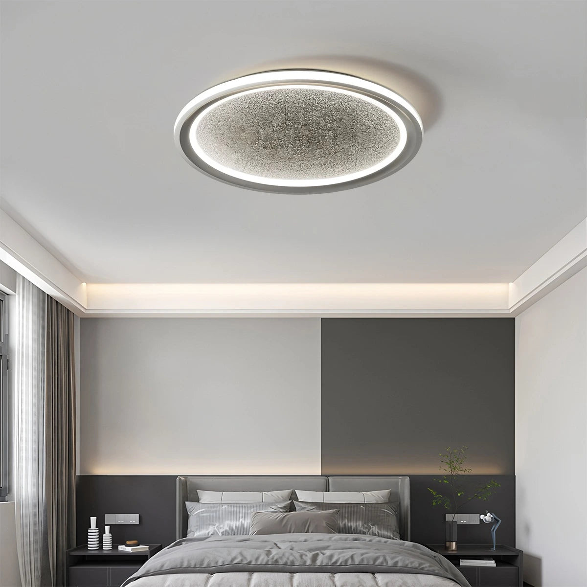 Antizer Modern Minimalist Circular Starry Sky Ceiling Light