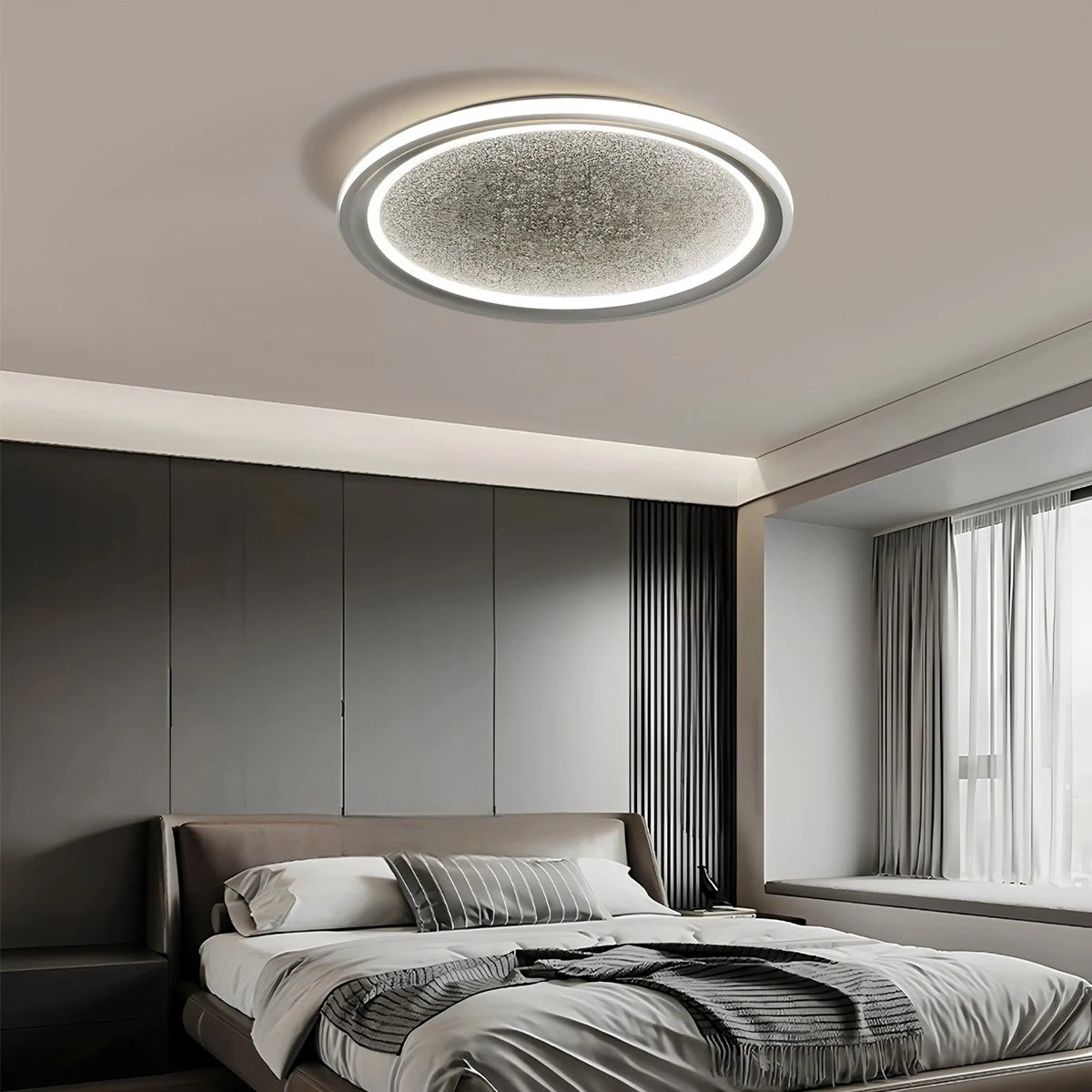 Antizer Modern Minimalist Circular Starry Sky Ceiling Light