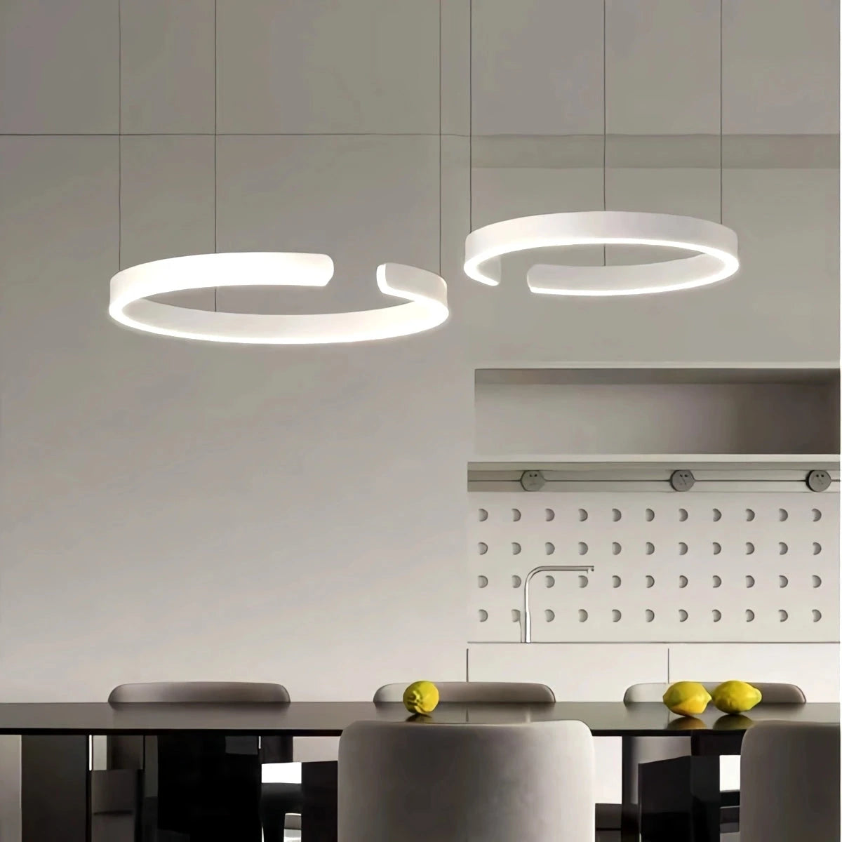 Antizer Modern Ring LED Chandelier for Living Room