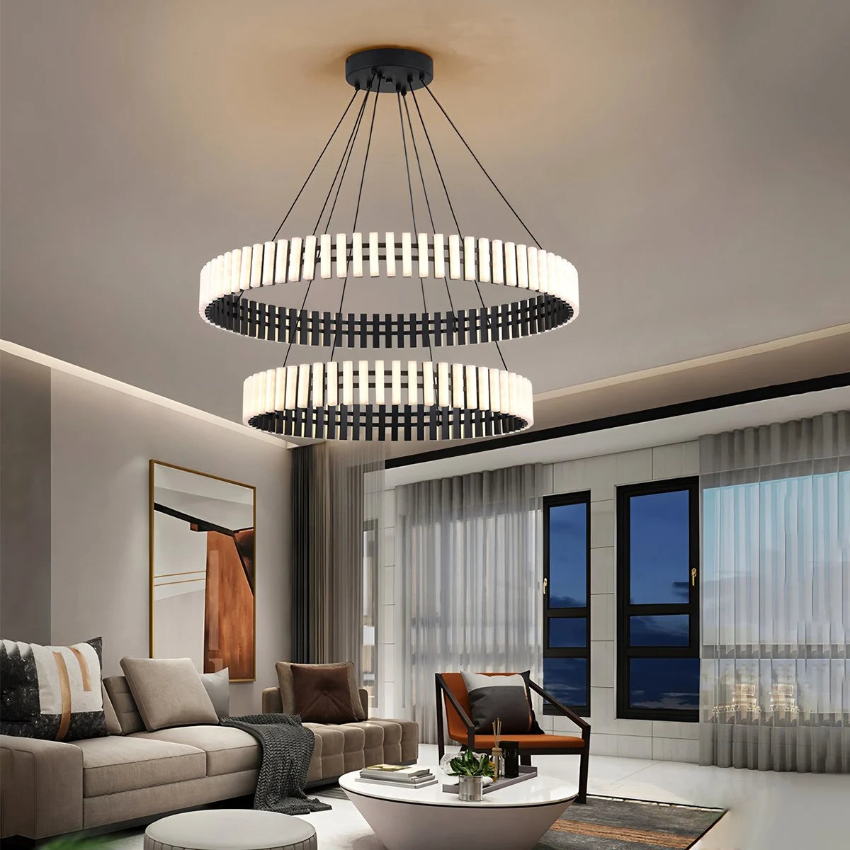 Antizer Nordic Creative Circle Chandelier