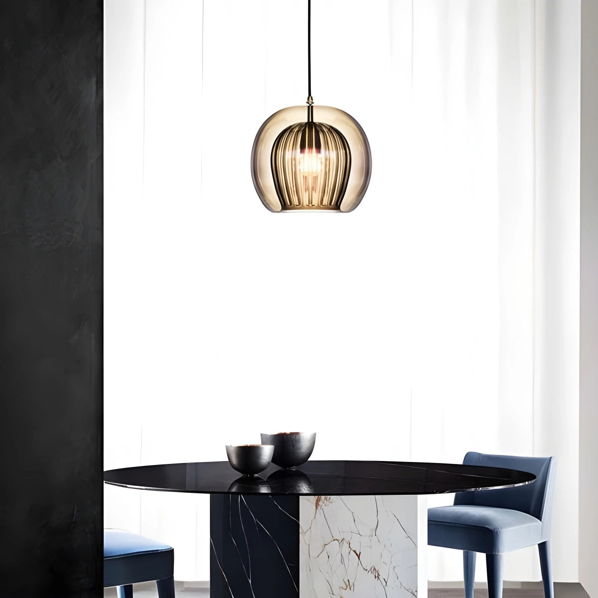 Antizer Nordic Glass Globe Pendant Light for Modern Interiors