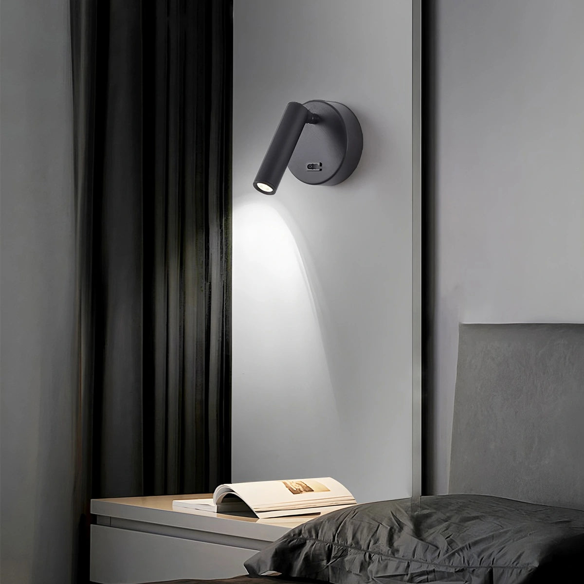 Antizer Nordic Minimalist Bedroom Sconce & Spotlight