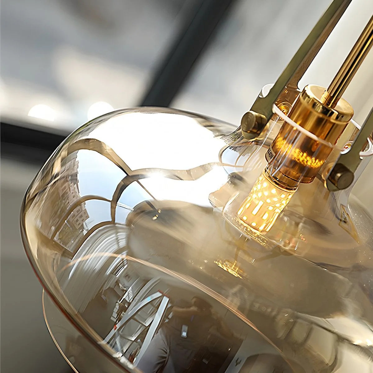 Antizer Nordic Minimalist Dining Room Glass Pendant Light
