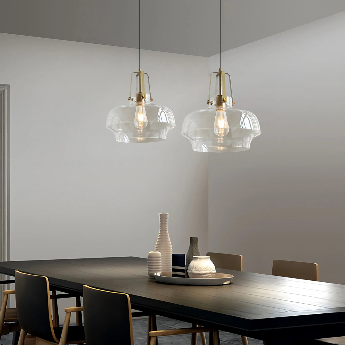 Antizer Nordic Minimalist Dining Room Glass Pendant Light
