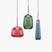 stained glass pendant light