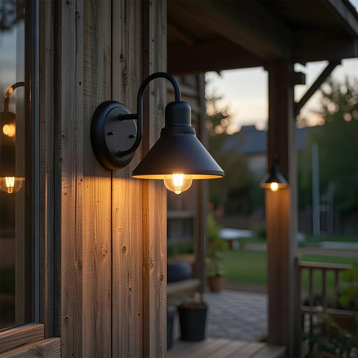 Antizer Outdoor Waterproof Decorative Wall Lamp