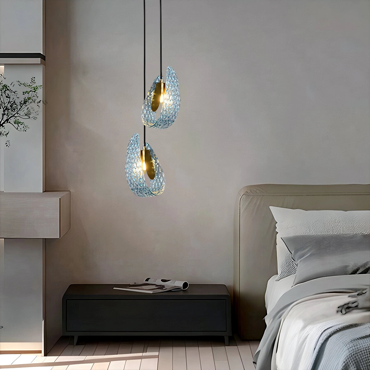 clear glass chandelier for dining room