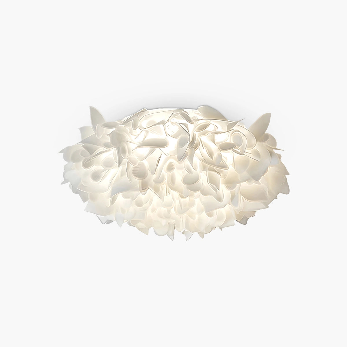 flower shaped flush mount ceiling light