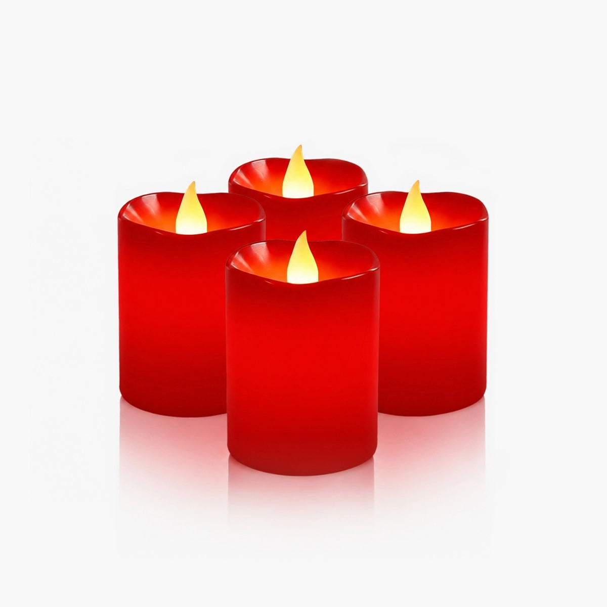 Antizer Red Flameless Votive Candles 12 Pack × 36