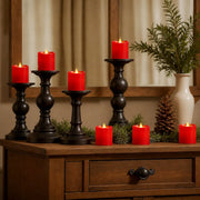 Antizer Red Flameless Votive Candles 12 Pack × 36