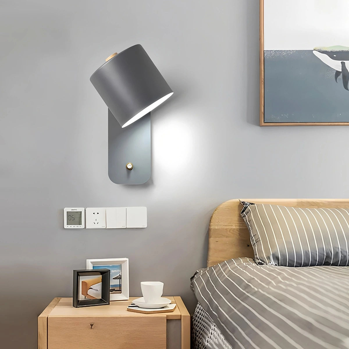 modern cylinder wall lamp