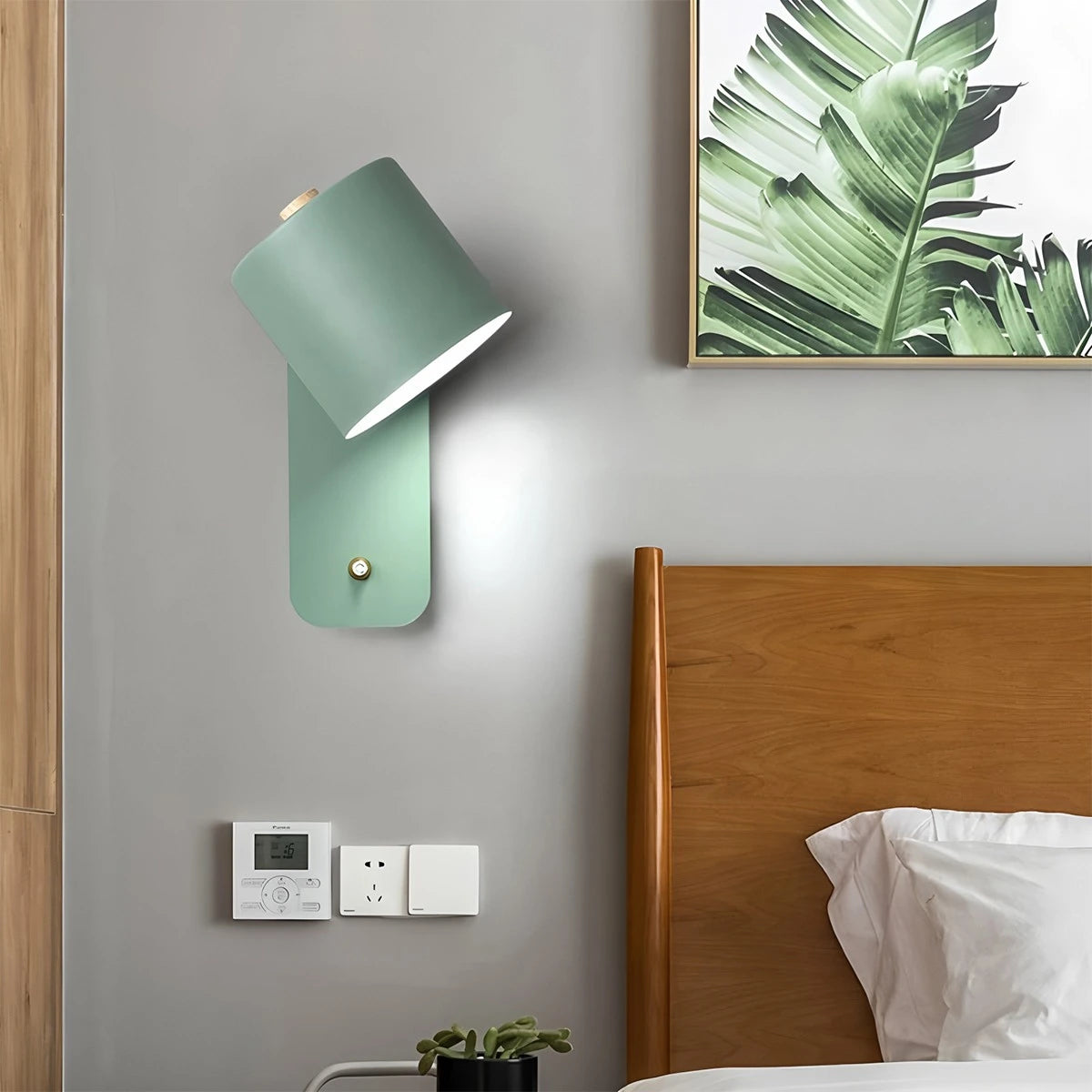 cylinder wall lamp for bedroom