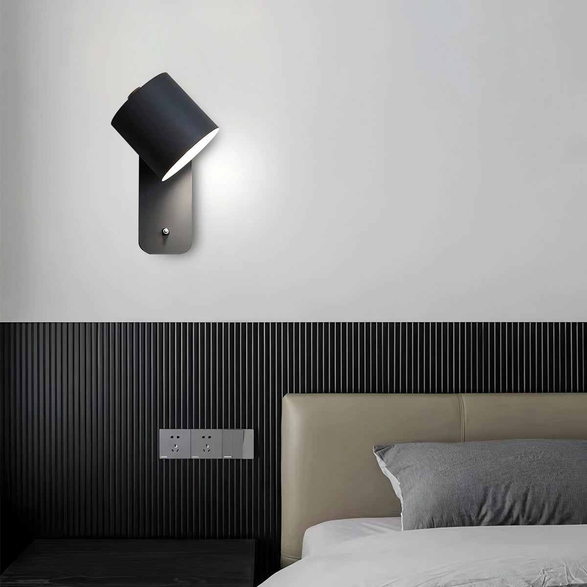 cylinder wall lamp for bedroom