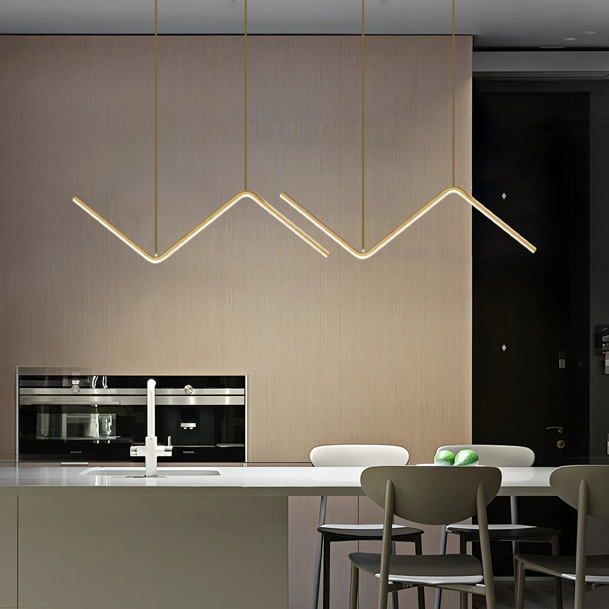 Antizer Serena Z-shaped Pendant Light for Dining Room