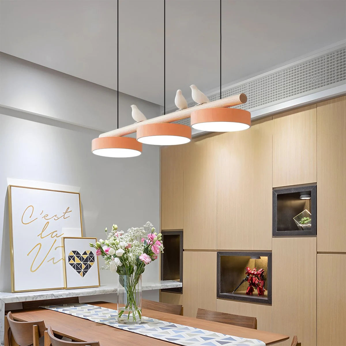 Antizer Sienna Bird Pendant Lamp for Dining Room