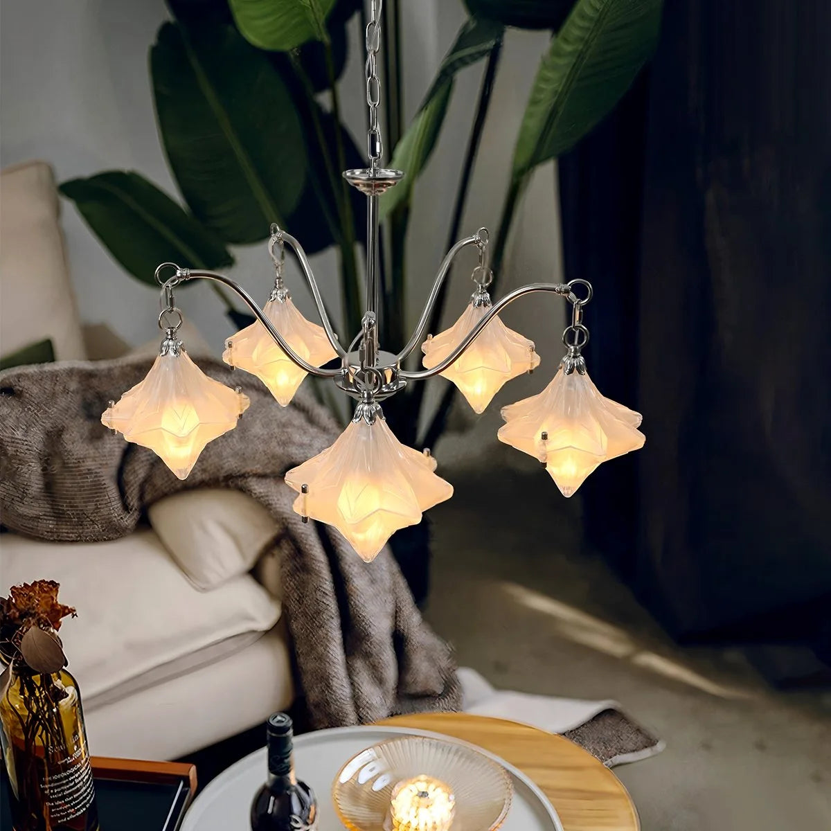 Antizer Sylume Star-Shaped Chandelier for Living Room
