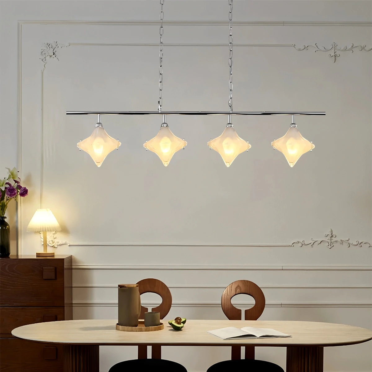 Antizer Sylume Star-Shaped Chandelier for Living Room