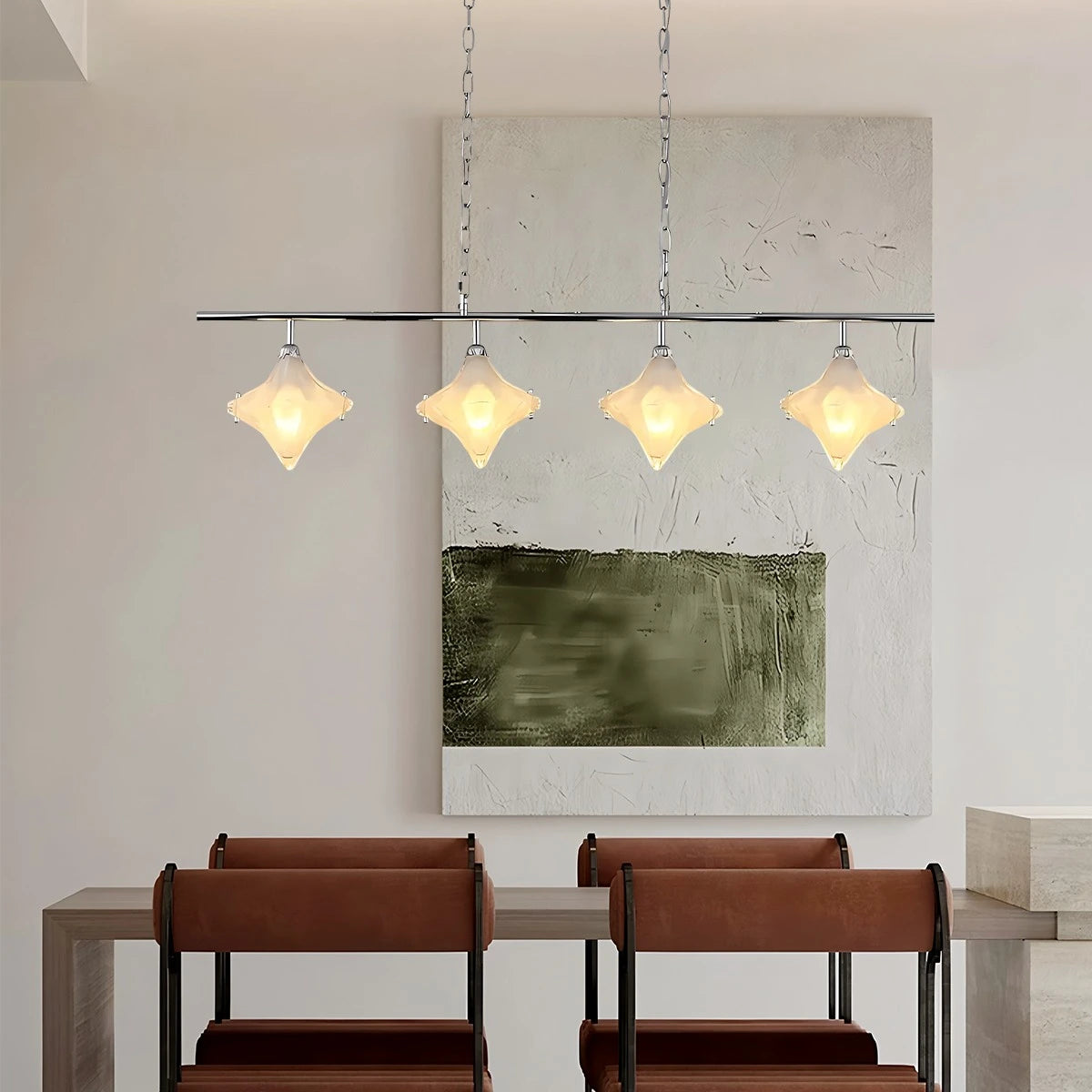 Antizer Sylume Star-Shaped Chandelier for Living Room
