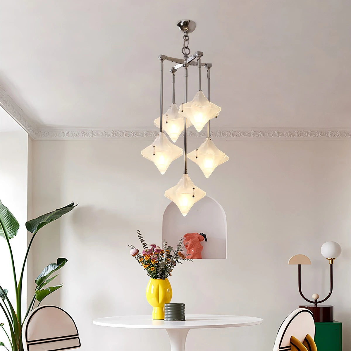 Antizer Sylume Star-Shaped Chandelier for Living Room