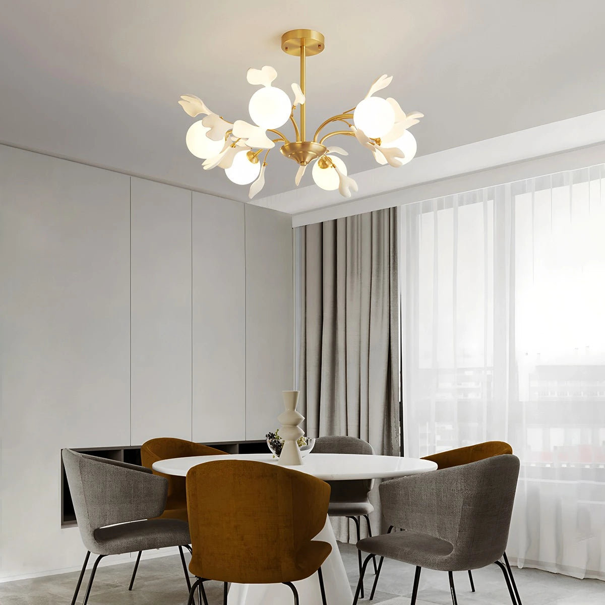 Antizer Thalassa Ginkgo Chandelier for Living Room
