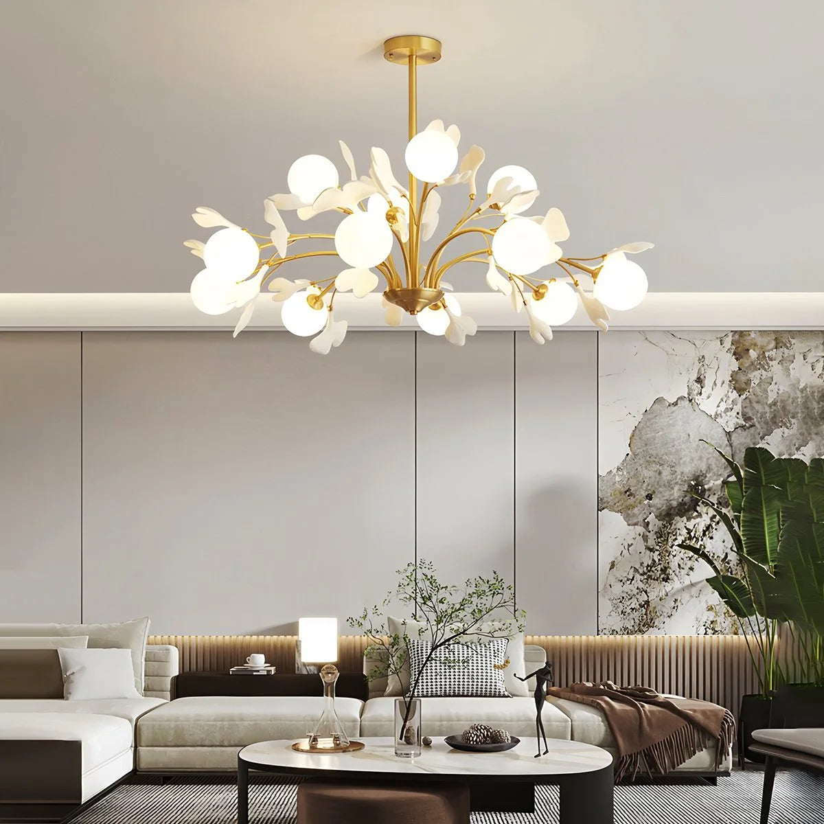 Antizer Thalassa Ginkgo Chandelier for Living Room