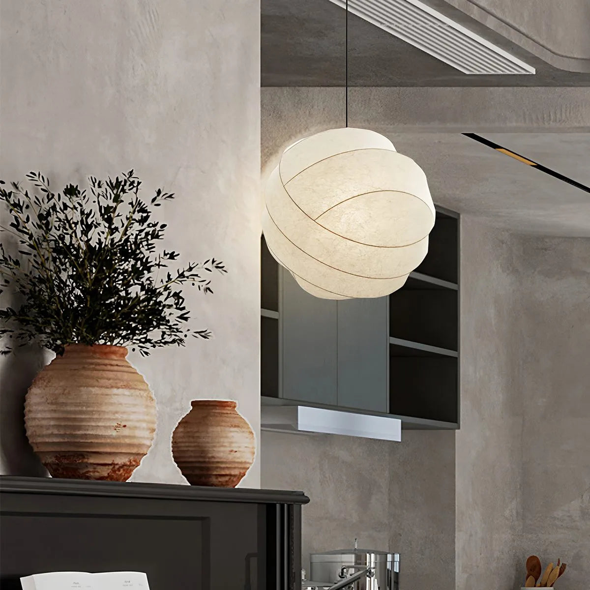 Antizer Turner Modern Spherical Pendant Light for Dining Room