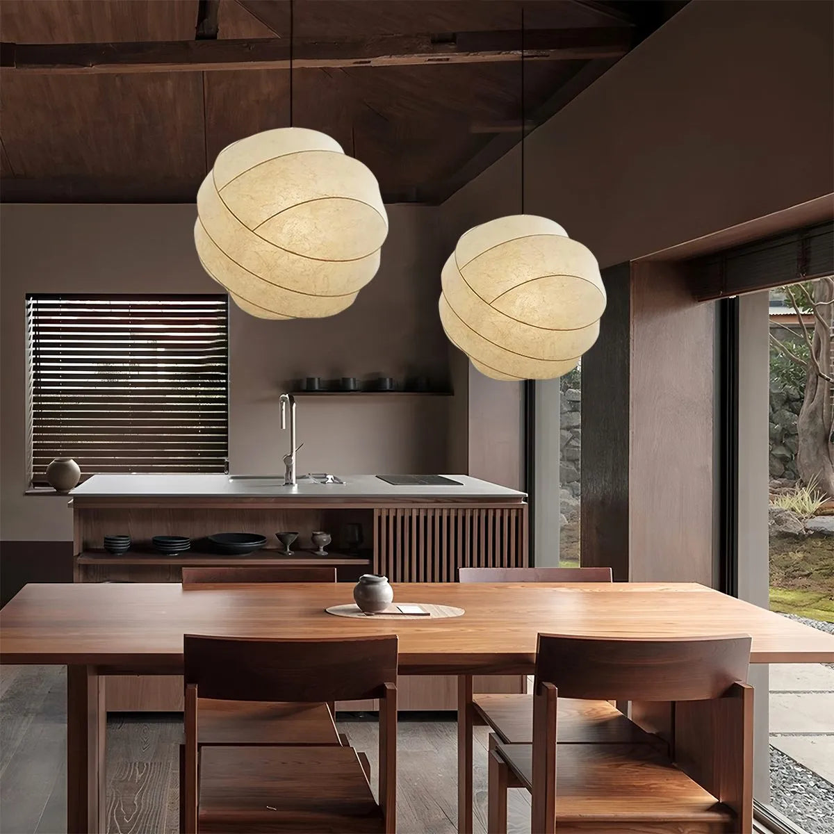 Antizer Turner Modern Spherical Pendant Light for Dining Room