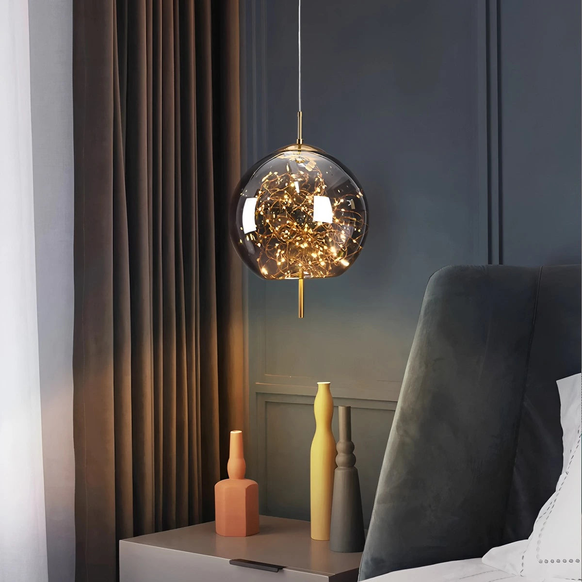 Antizer Twirl Modern Pendant Light for Bedroom