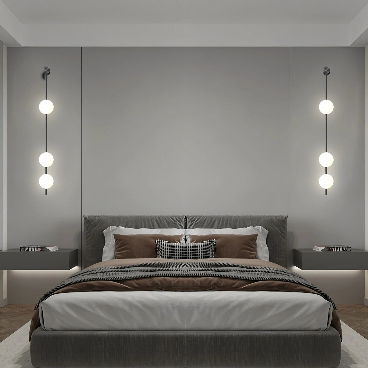 Antizer Vertical Balls Wall Lamp for Corridor