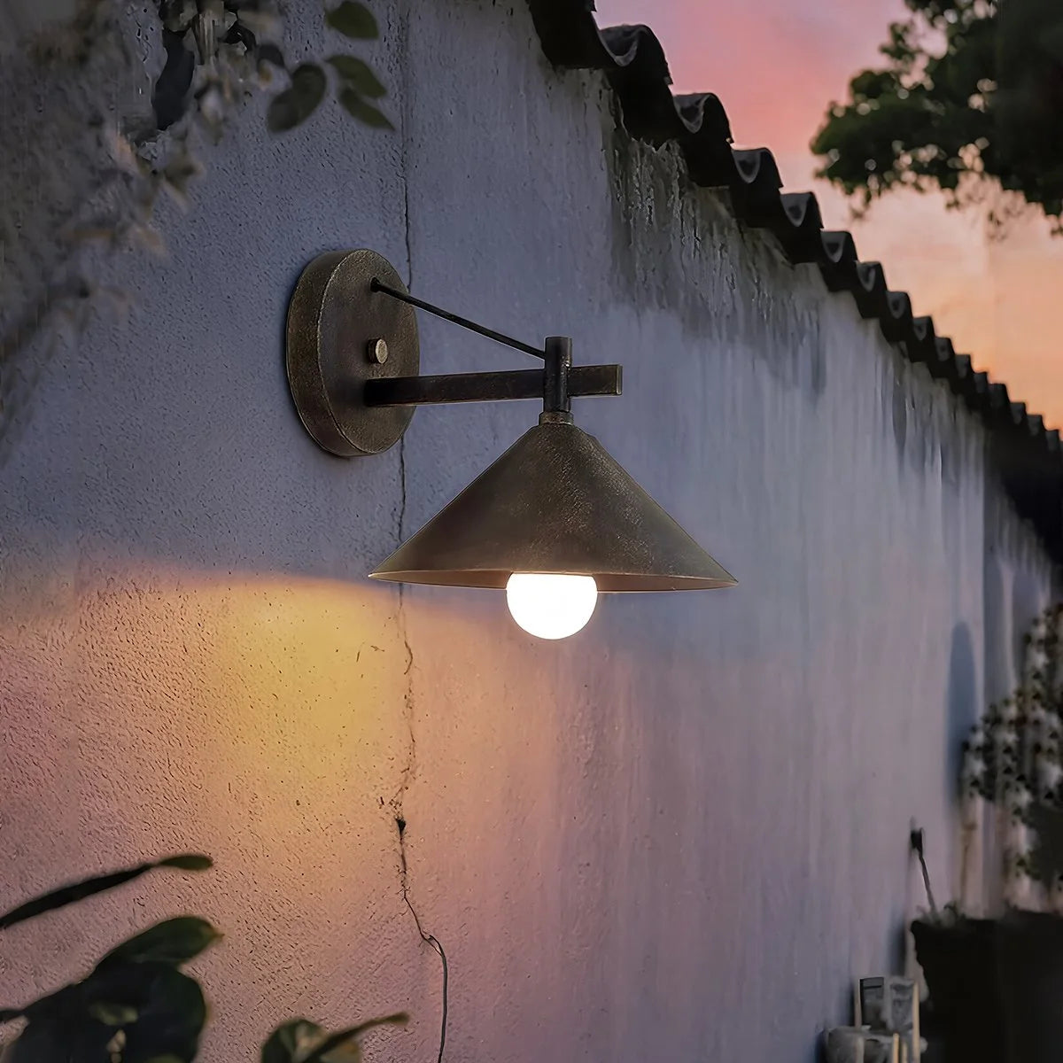 Antizer Vintage Outdoor Waterproof Patio Wall Lamp