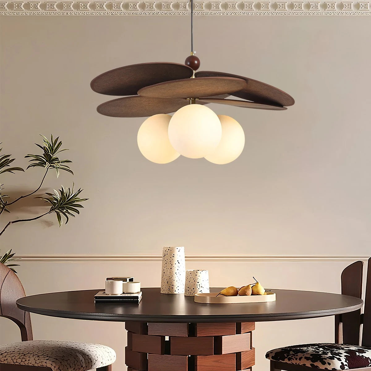 Antizer Wabi Sabi Vine Weaving Chandelier for Dining Room