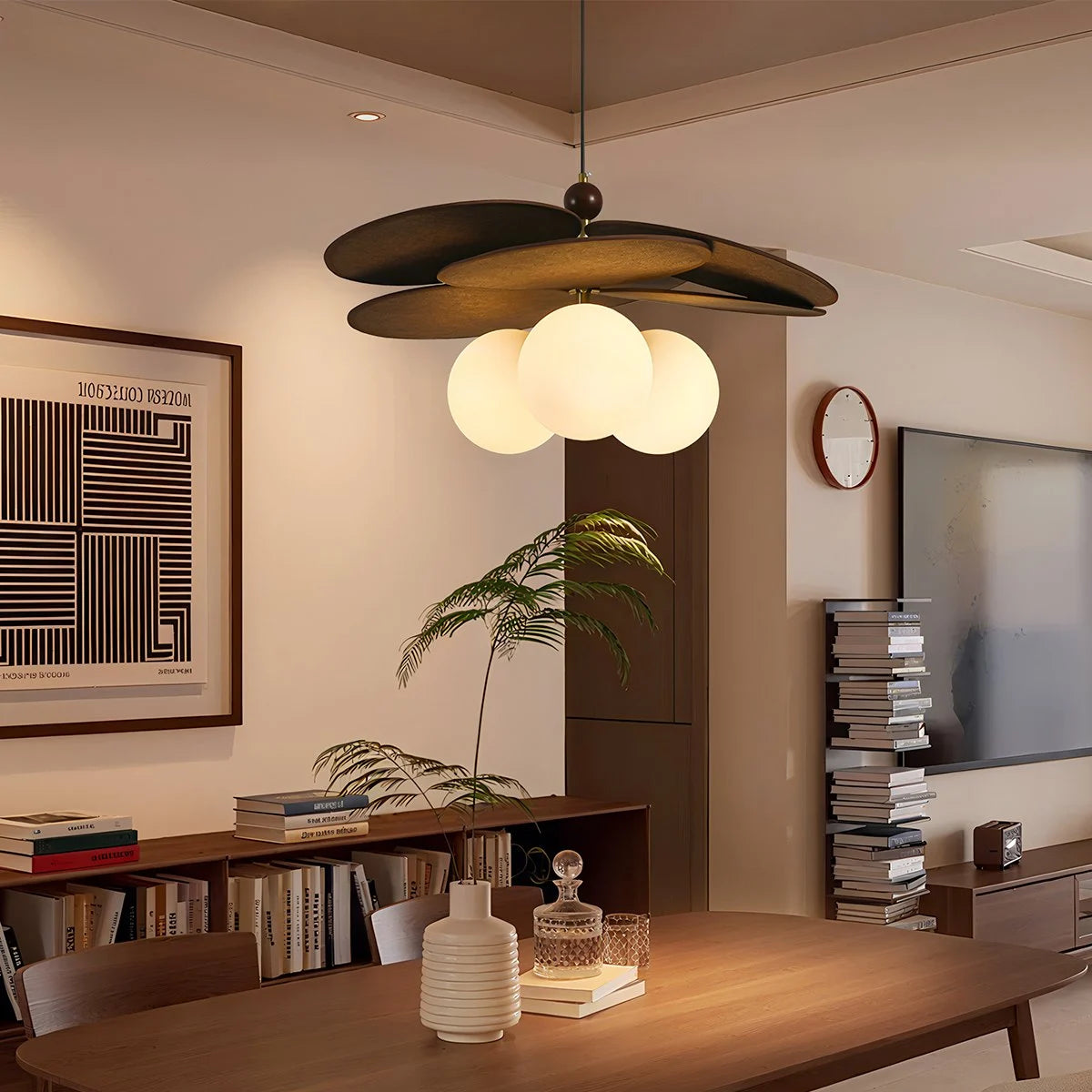Antizer Wabi Sabi Vine Weaving Chandelier for Dining Room