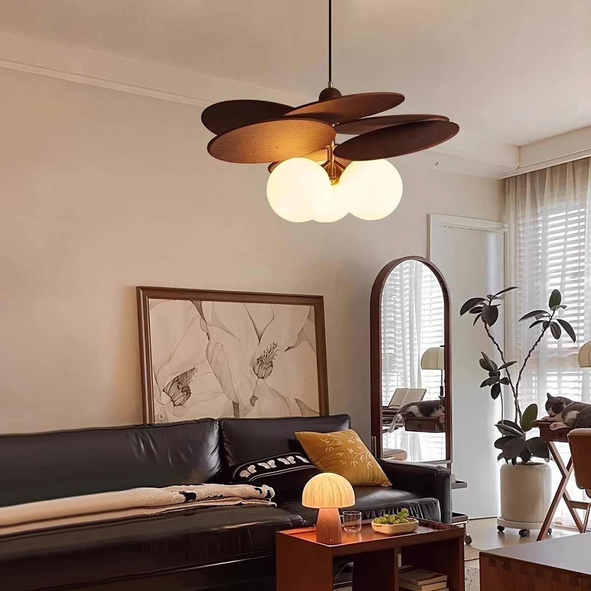 Antizer Wabi Sabi Vine Weaving Chandelier for Dining Room