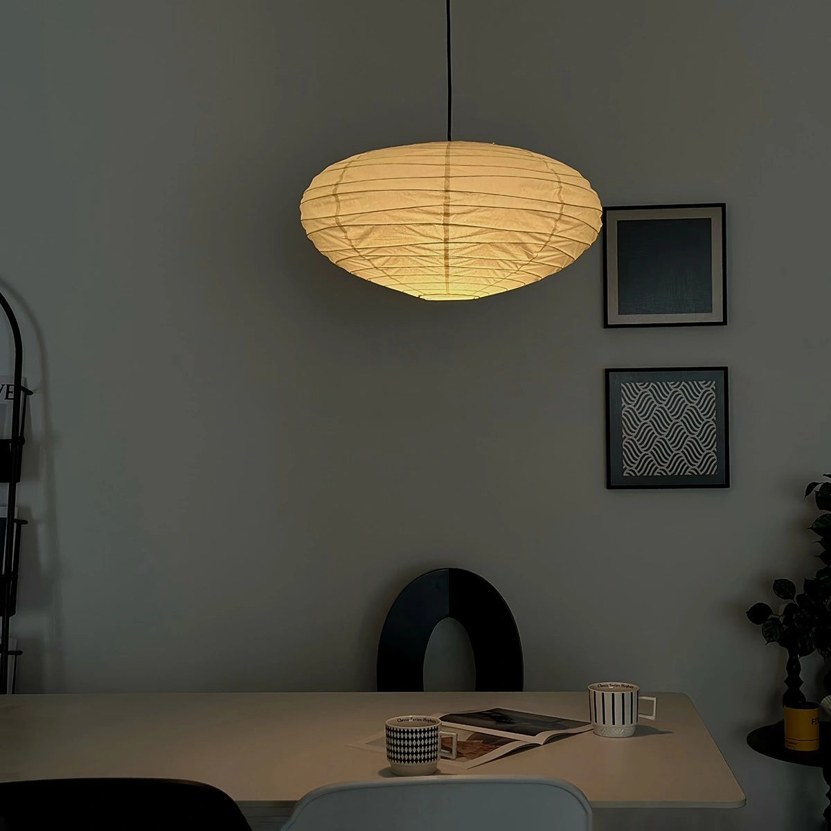 Antizer Washi Paper EN Series Pendant Light for Living Room