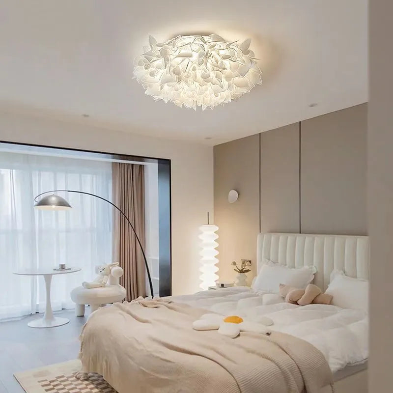 flower shaped flush mount light