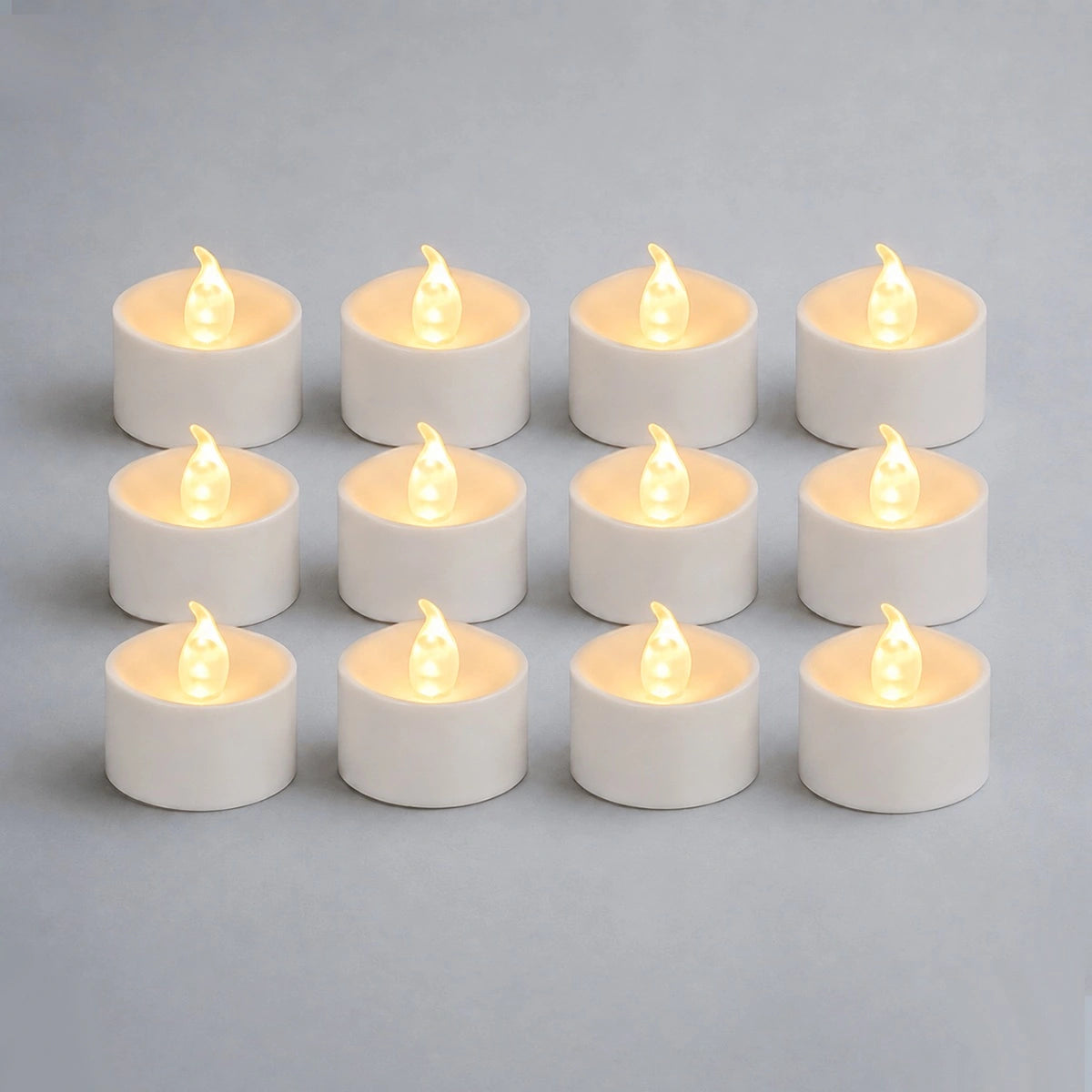 Antizer White  LED Flameless Candle Tealights 100 Pack × 18