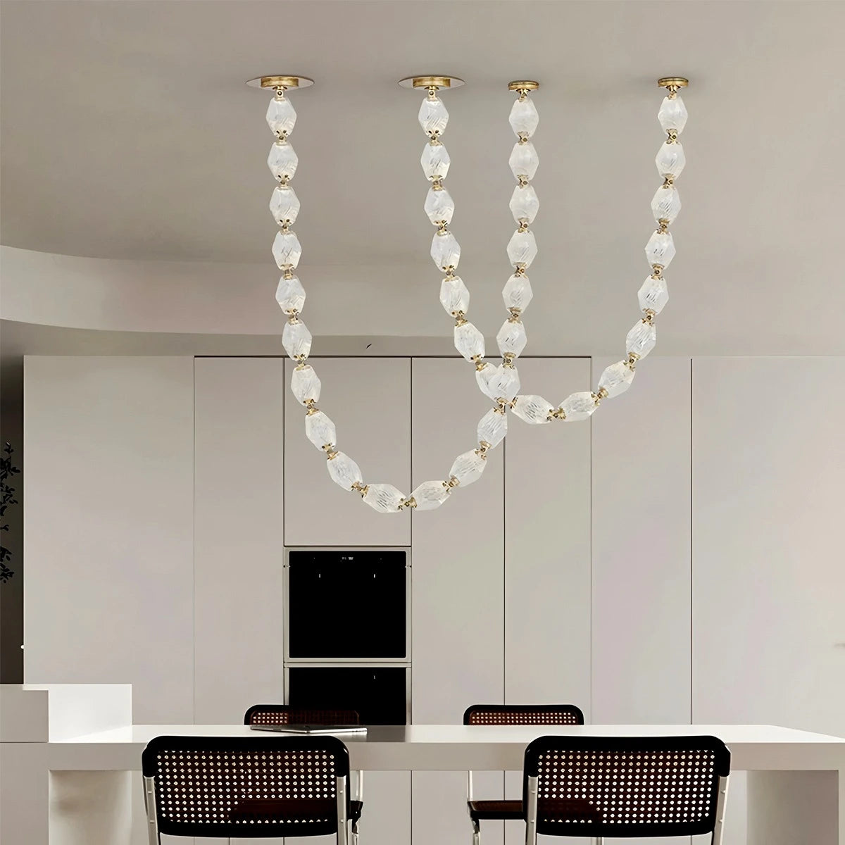 Antizer Zypheria Art Deco Czech Glass Beaded Chandelier