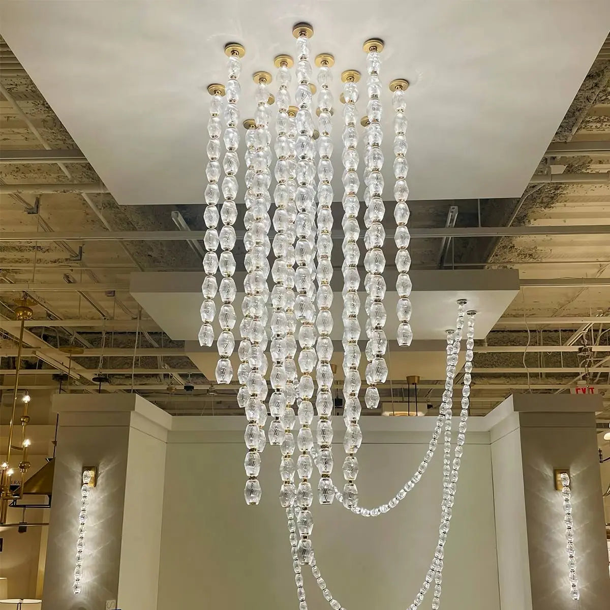 Antizer Zypheria Art Deco Czech Glass Beaded Chandelier
