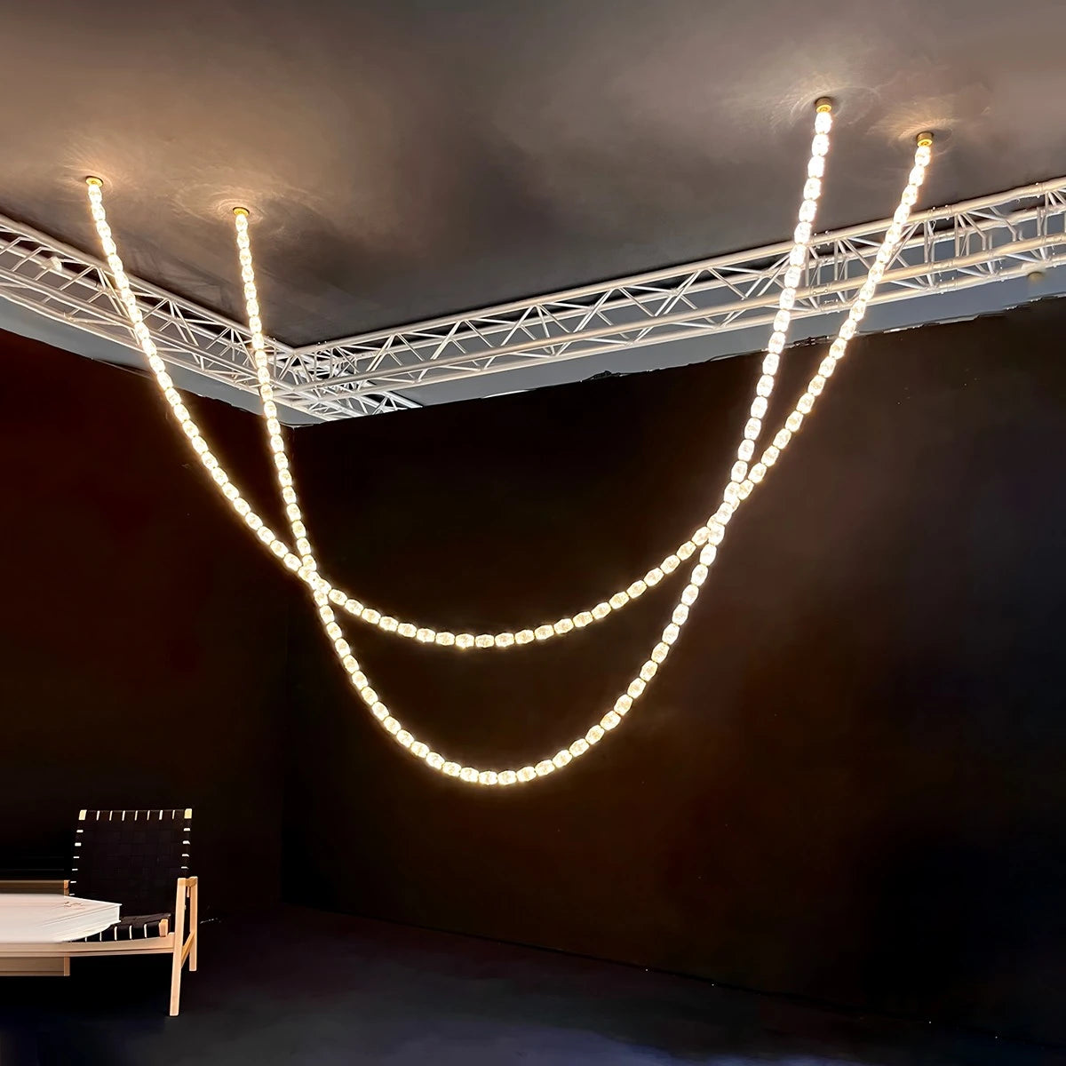 Antizer Zypheria Art Deco Czech Glass Beaded Chandelier
