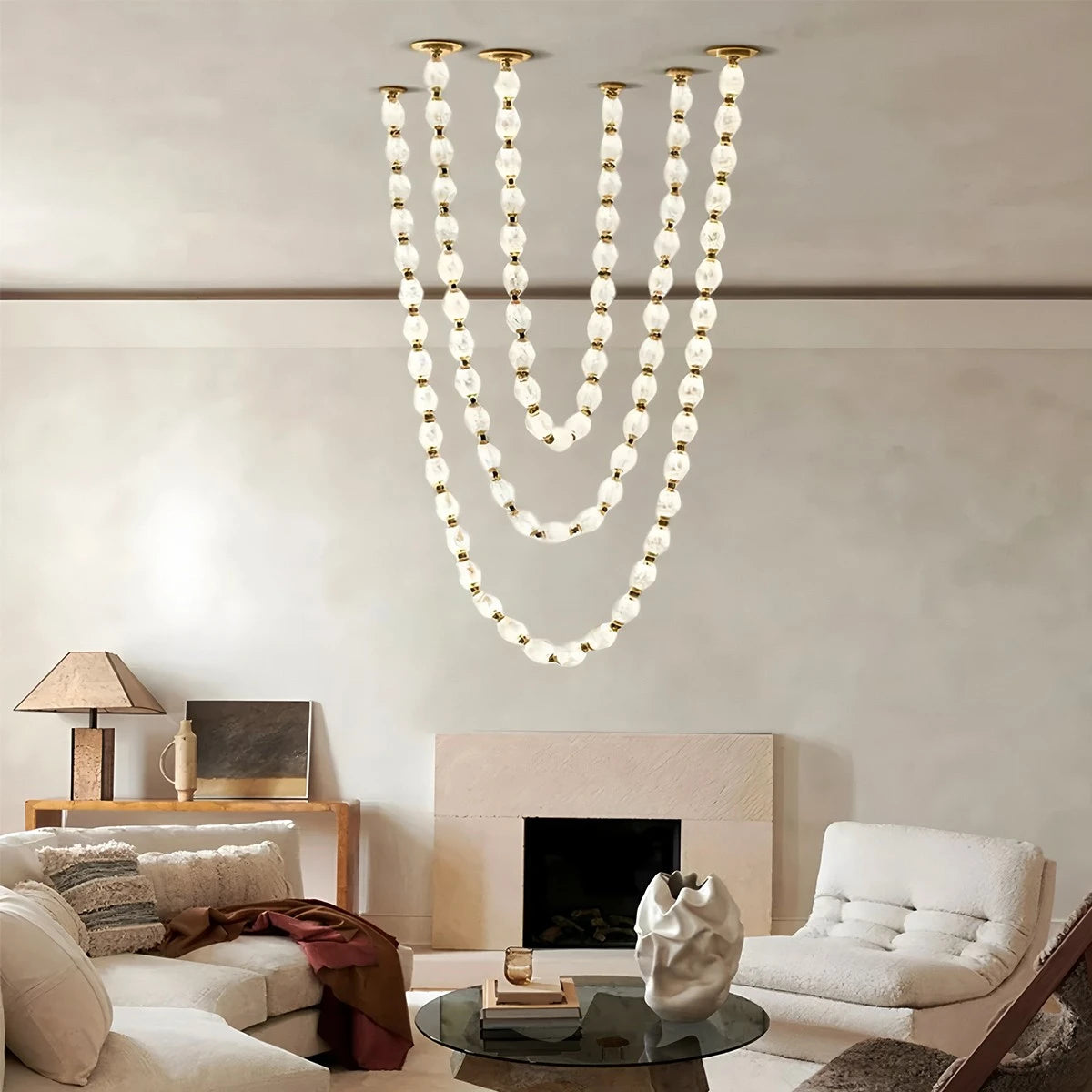 Antizer Zypheria Art Deco Czech Glass Beaded Chandelier