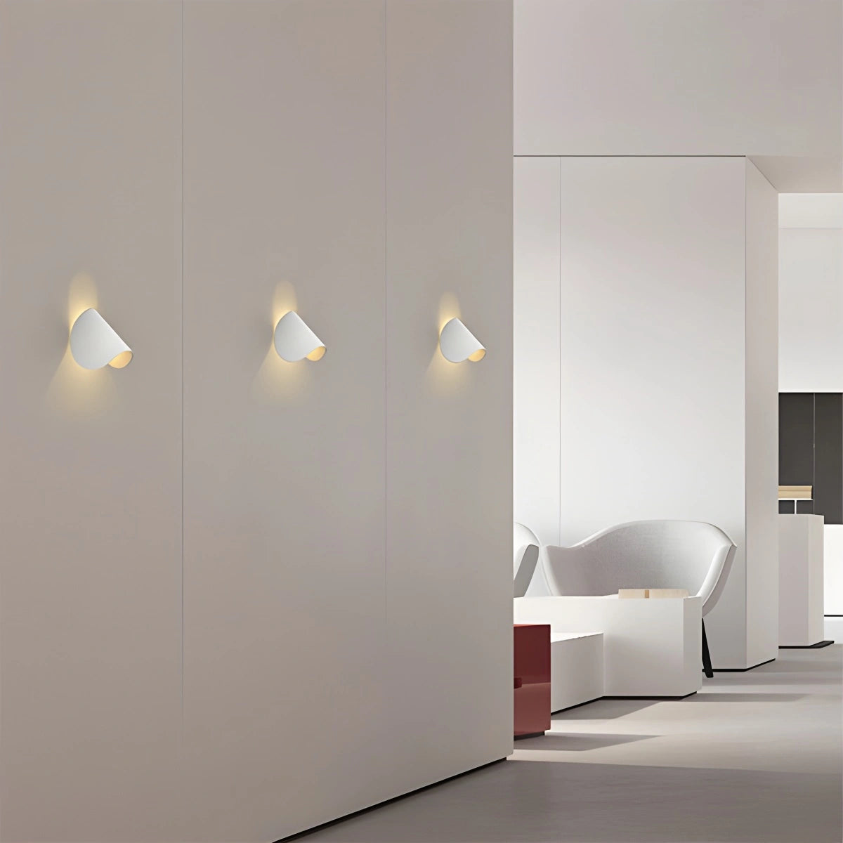 Antizer Adjustable Half Shade Wall Sconce
