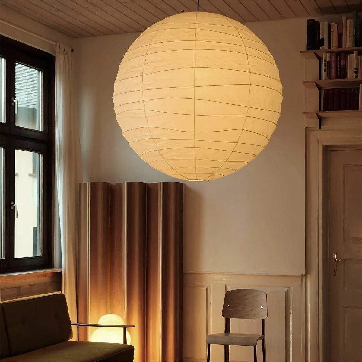 wabi sabi paper pendant lamp