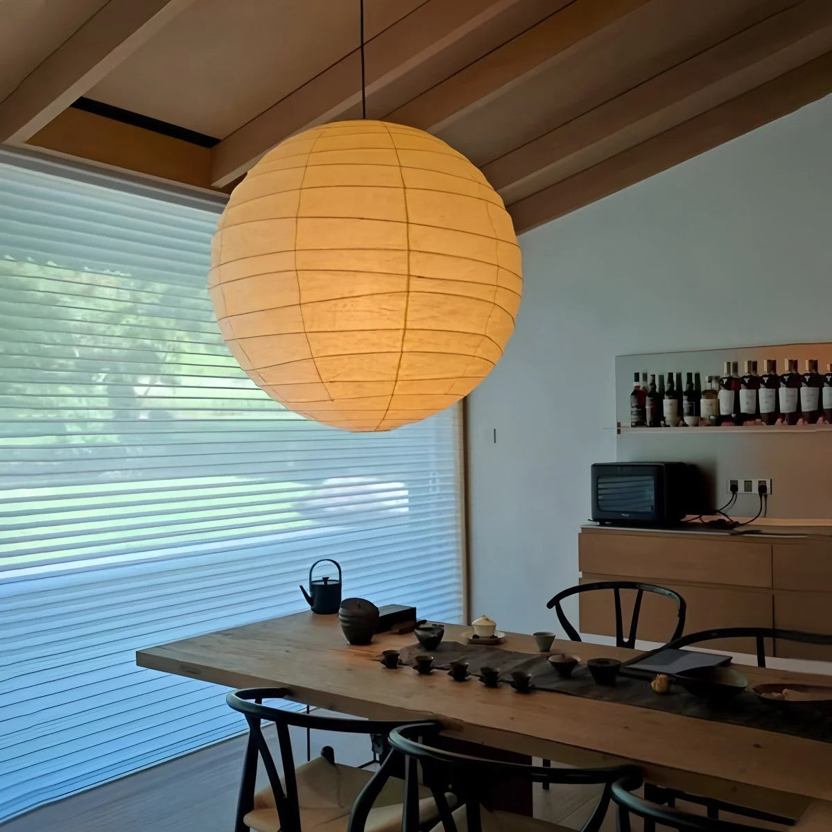 paper pendant lamp for dining room