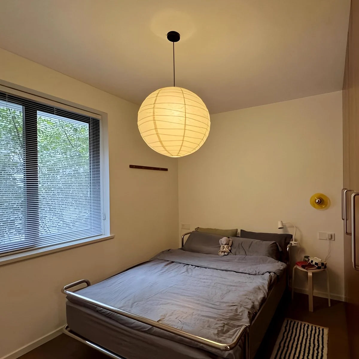paper pendant lamp for bedroom