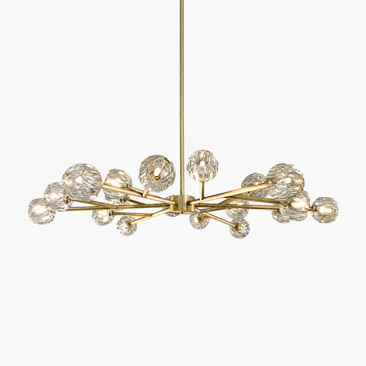 Antizer Boule Crystal Ball Round Chandelier