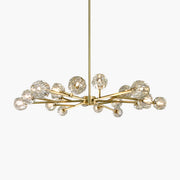 Antizer Boule Crystal Ball Round Chandelier