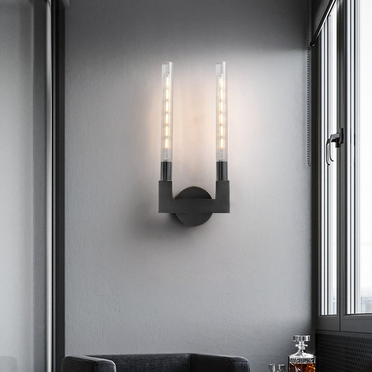 Antizer Candlestick Wall Sconce
