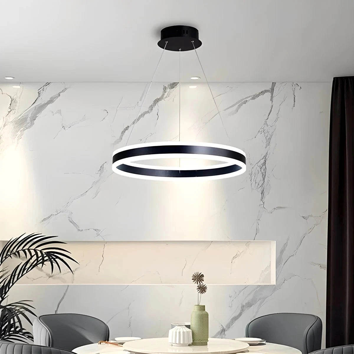 Antizer Circle Layered Living Room Chandelier