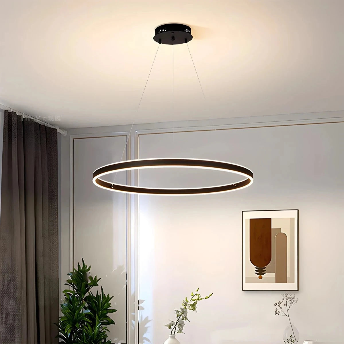 Antizer Circle Layered Living Room Chandelier